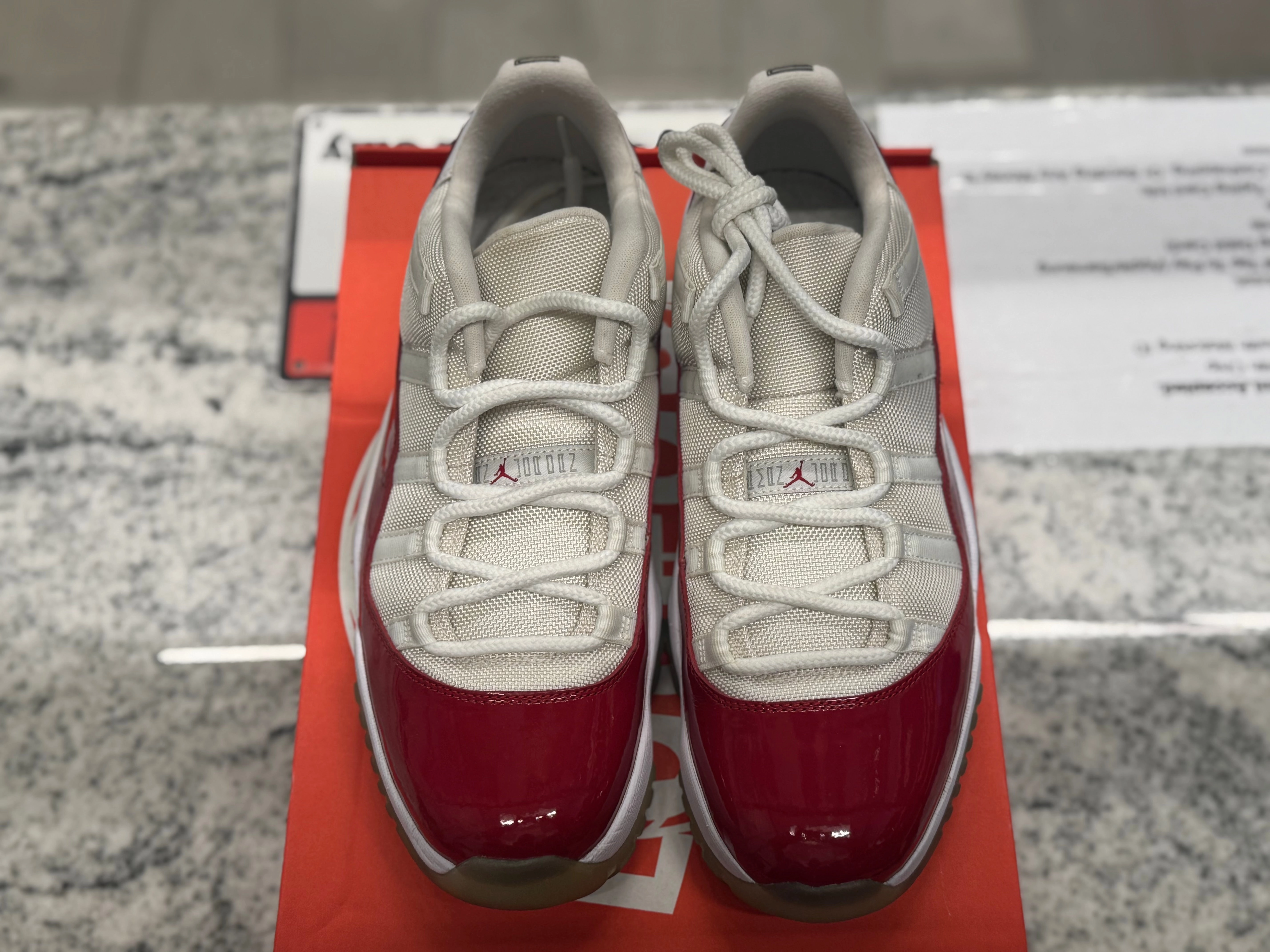 PRE OWNED Air Jordan Retro Low 11 Cherry 2016