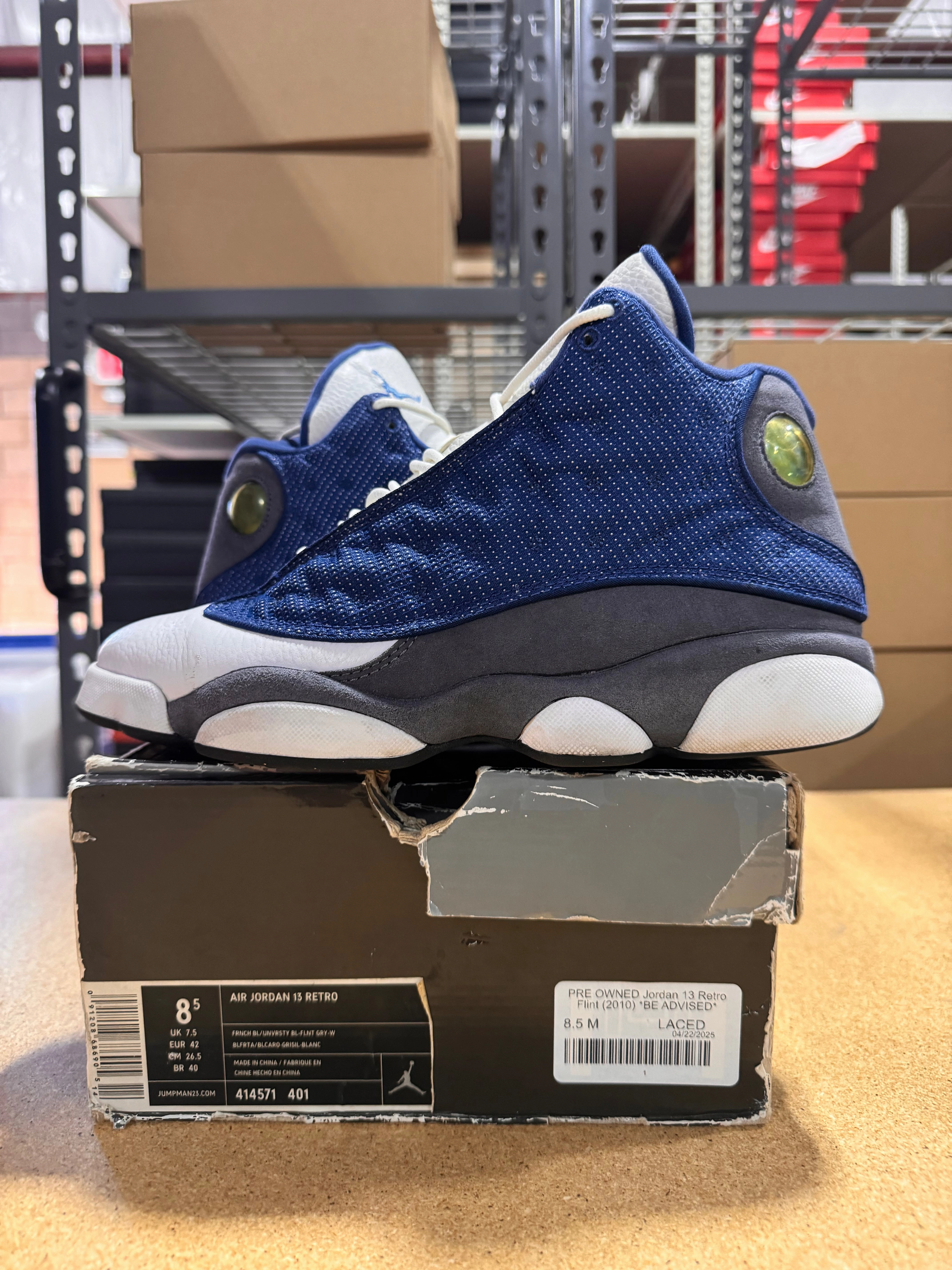 PRE OWNED Jordan 13 Retro Flint (2010) *BE ADVISED*
