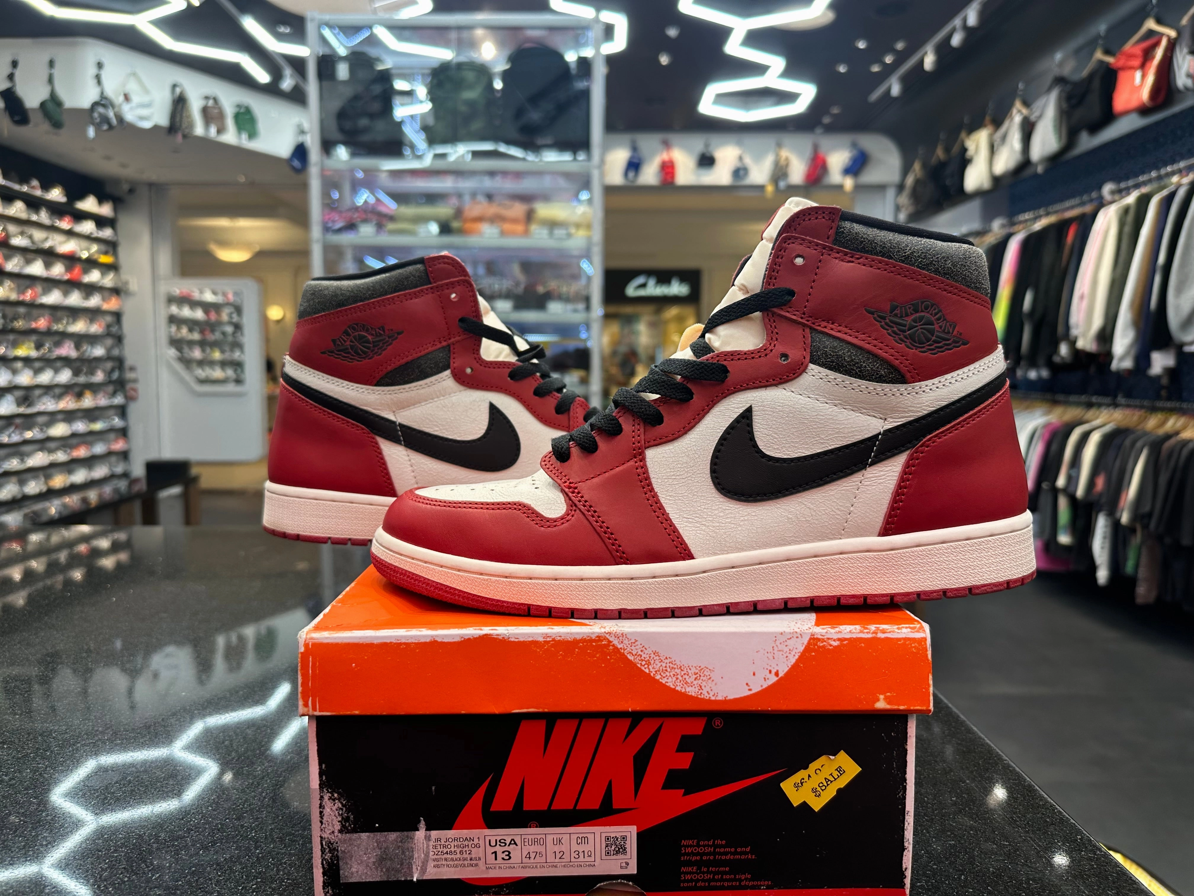 PRE OWNED Jordan 1 Retro High OG Chicago Lost and Found