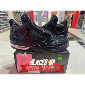 PRE OWNED Jordan 4 Retro 11Lab4 Black