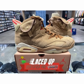 PRE OWNED Jordan 6 Retro Travis Scott British Khaki