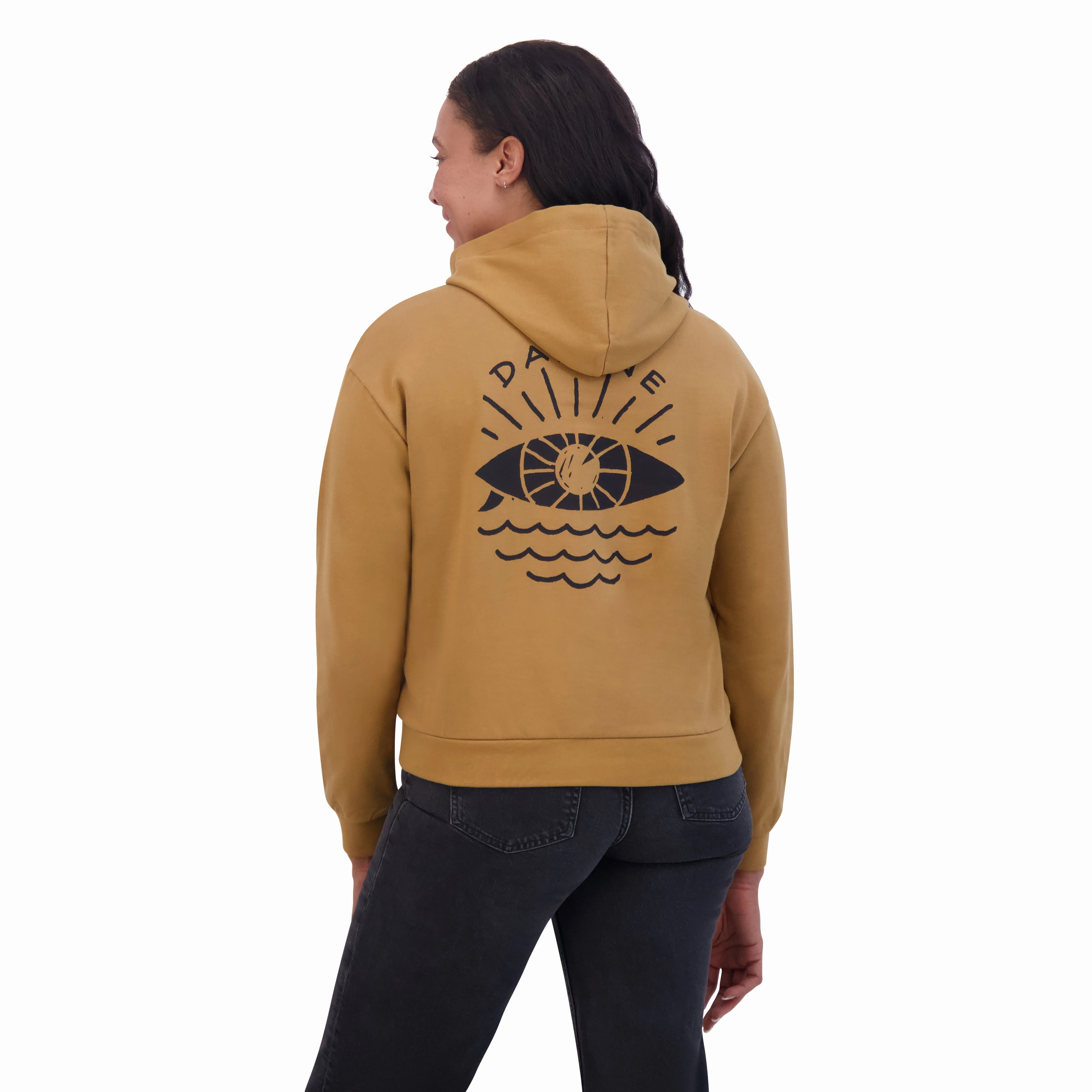 Shorter Hoodie Women's - Bistre