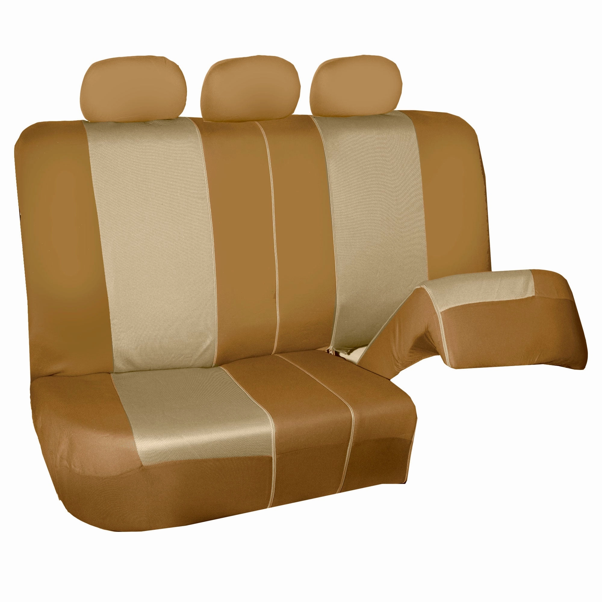 Supreme Twill Seat Covers - Rear Set Beige / Tan