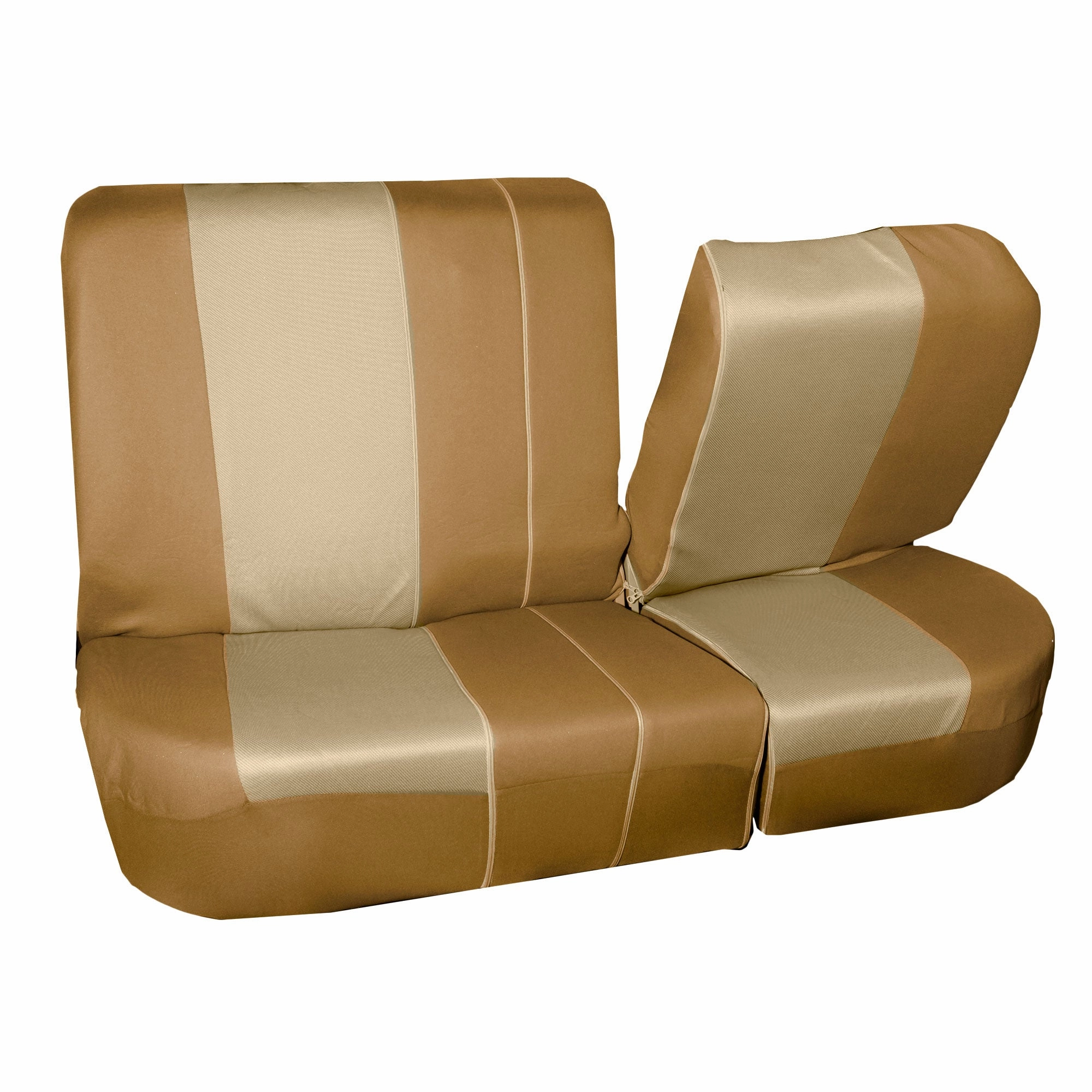Supreme Twill Seat Covers - Rear Set Beige / Tan