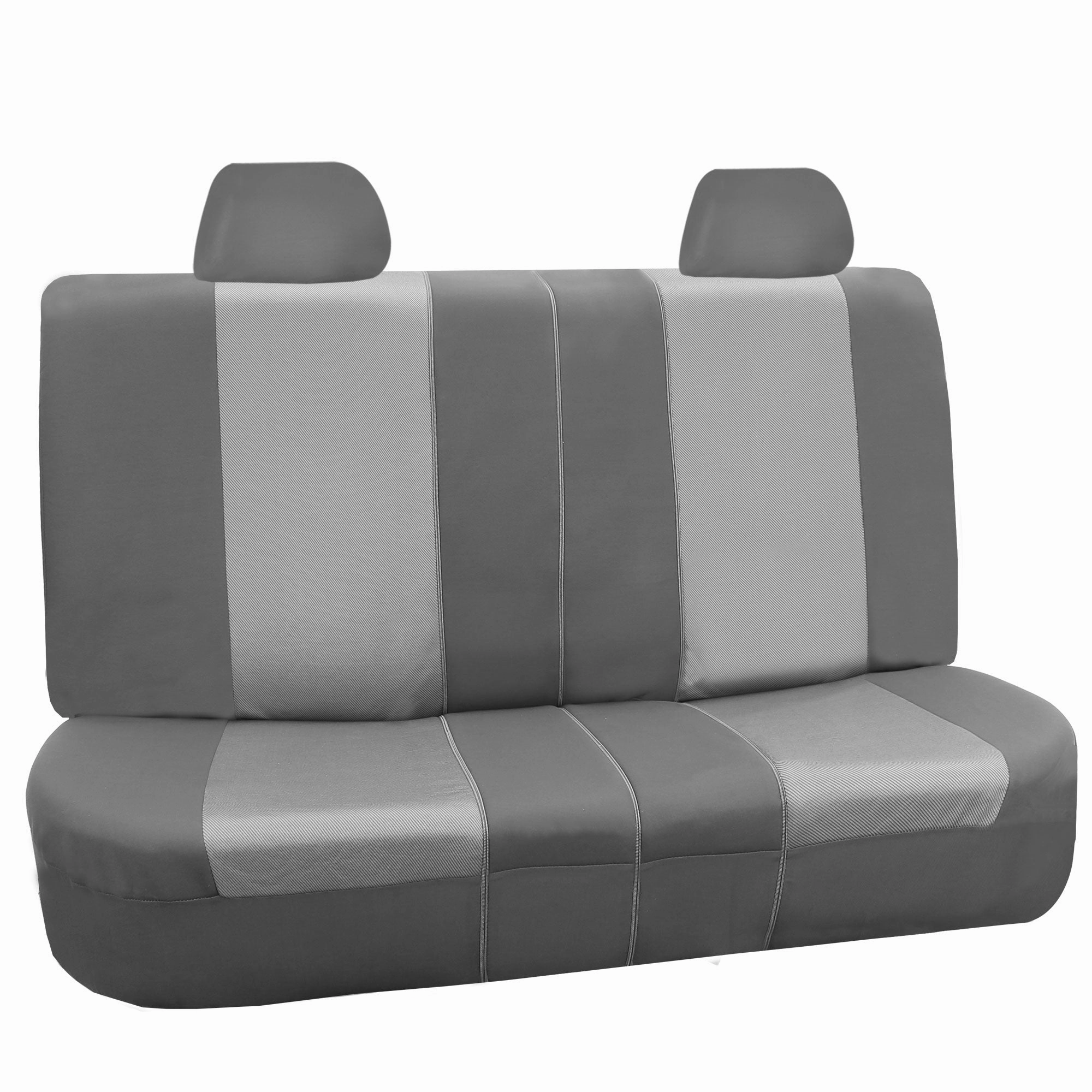 Supreme Twill Seat Covers - Rear Set Gray / Gray