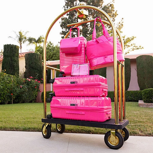 The Large Check-In Roller in Barbie™ Pink