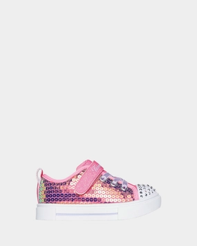 Twinkle Toes Sparks Sequin Party Infant Pink Multi