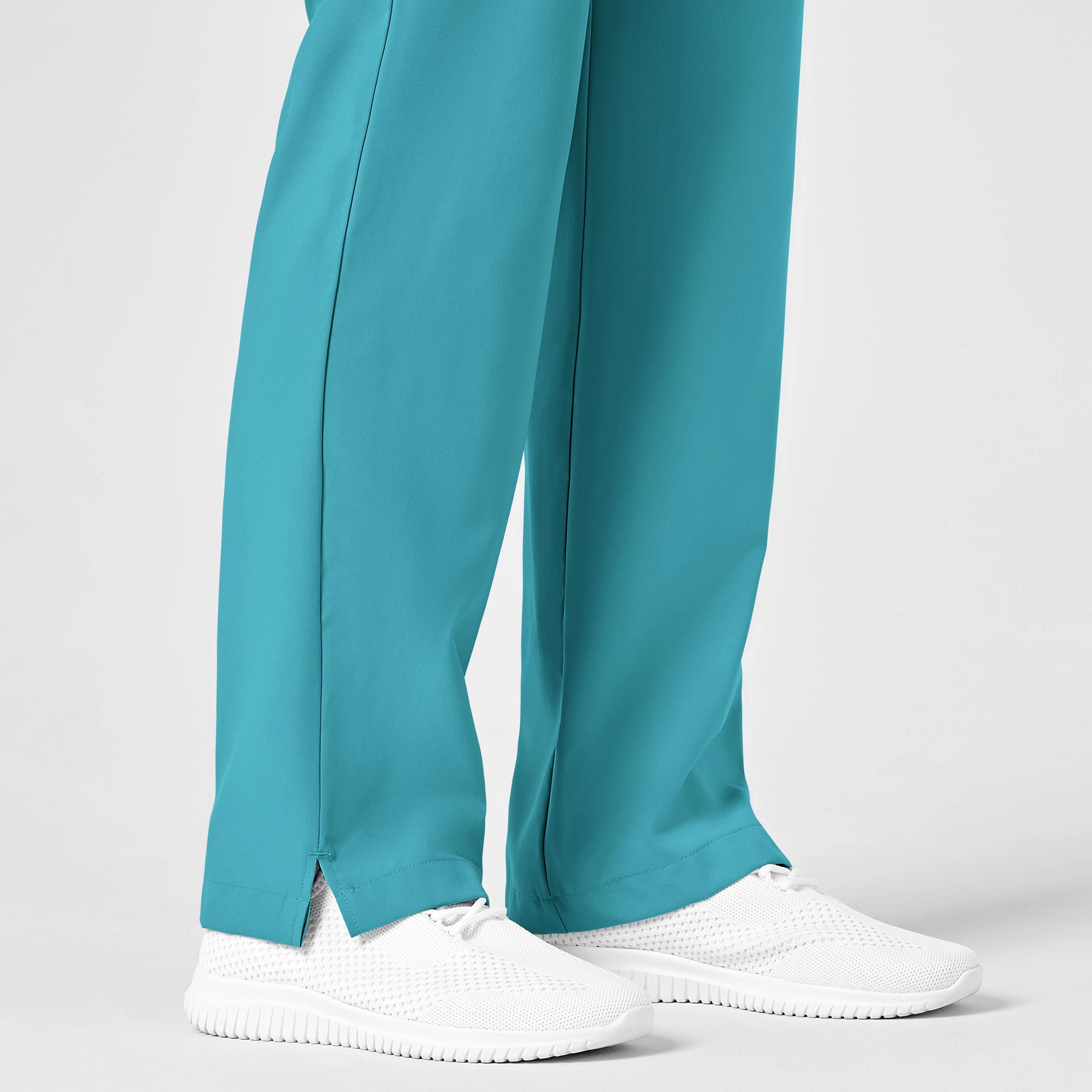 W123 Women's Drawstring Scrub Pant - Teal Blue