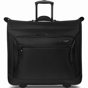 Wally Bags 45-inch Premium Rolling Garment Bag with Multiple Pockets