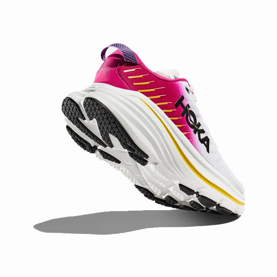Womens HOKA Bondi X - Blanc De Blanc / Pink Yarrow