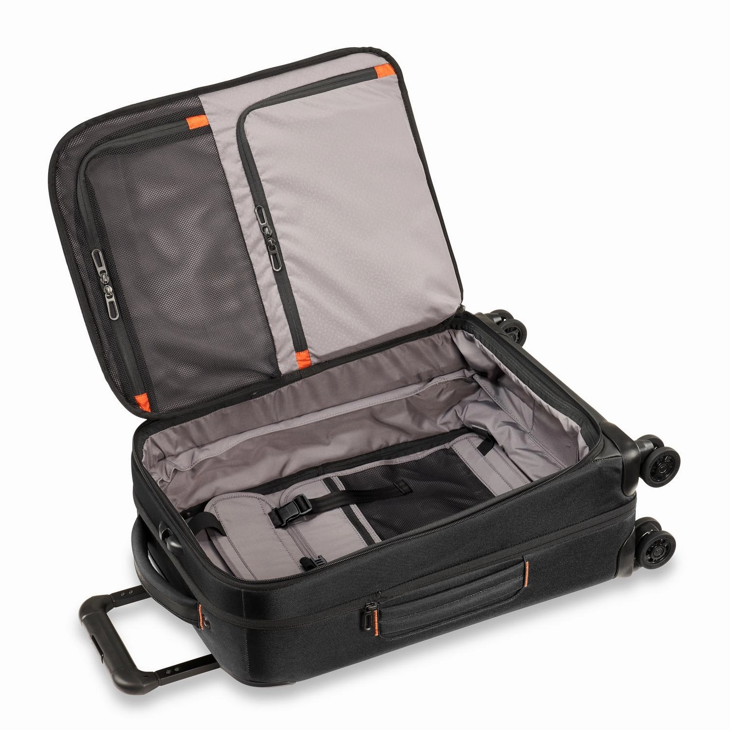 ZDX DOMESTIC 56cm Carry-On Expandable Spinner - Black