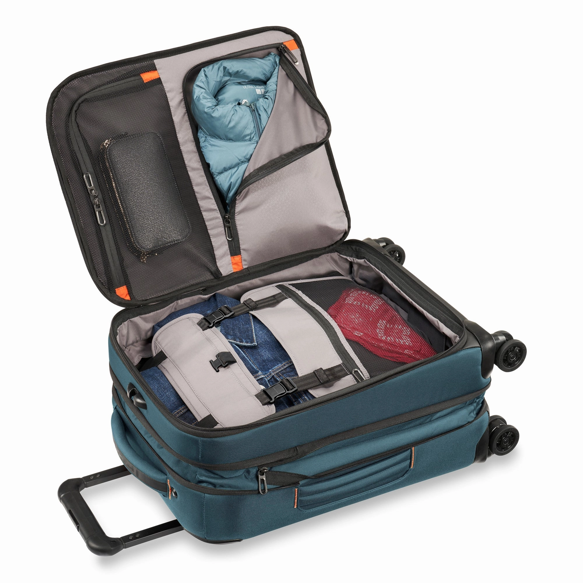 ZDX INTERNATIONAL 53cm Carry-On Expandable Spinner - Ocean