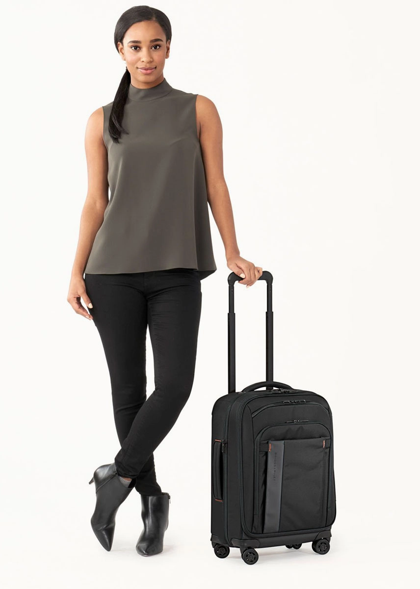 ZDX International Carry-On Expandable Spinner - Black